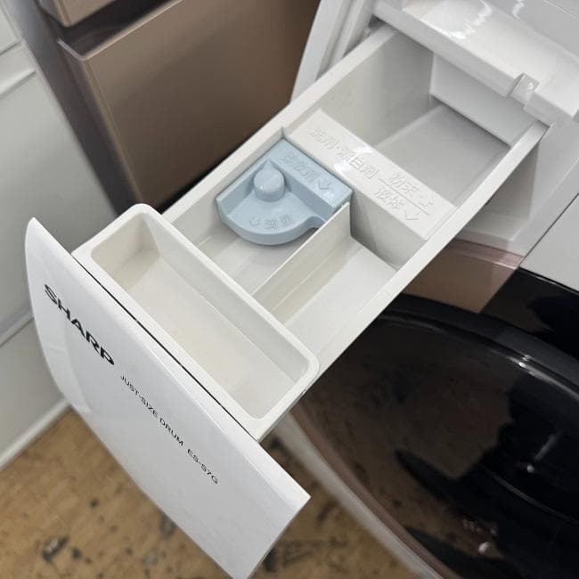 超美品【 SHARP 】シャープ ドラム式洗濯乾燥機 ES-S7G