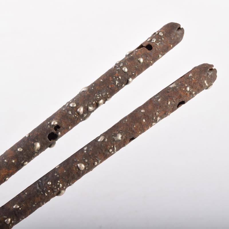 茶道具　古鉄古銅　火箸　まとめて　七組　C　6991