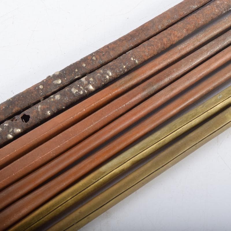 茶道具　古鉄古銅　火箸　まとめて　七組　C　6991