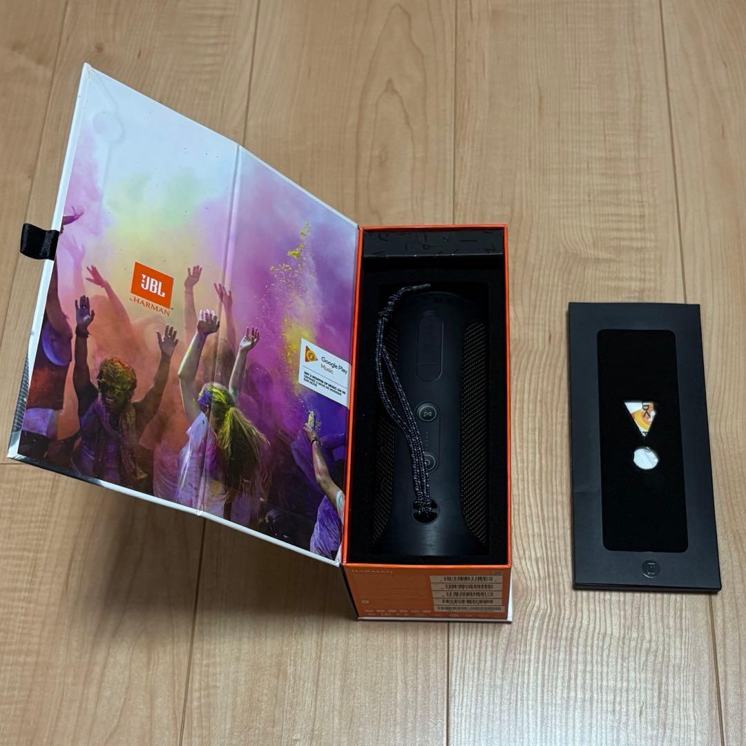 【美品】JBL FLIP4 ブラック Bluetooth スピーカー