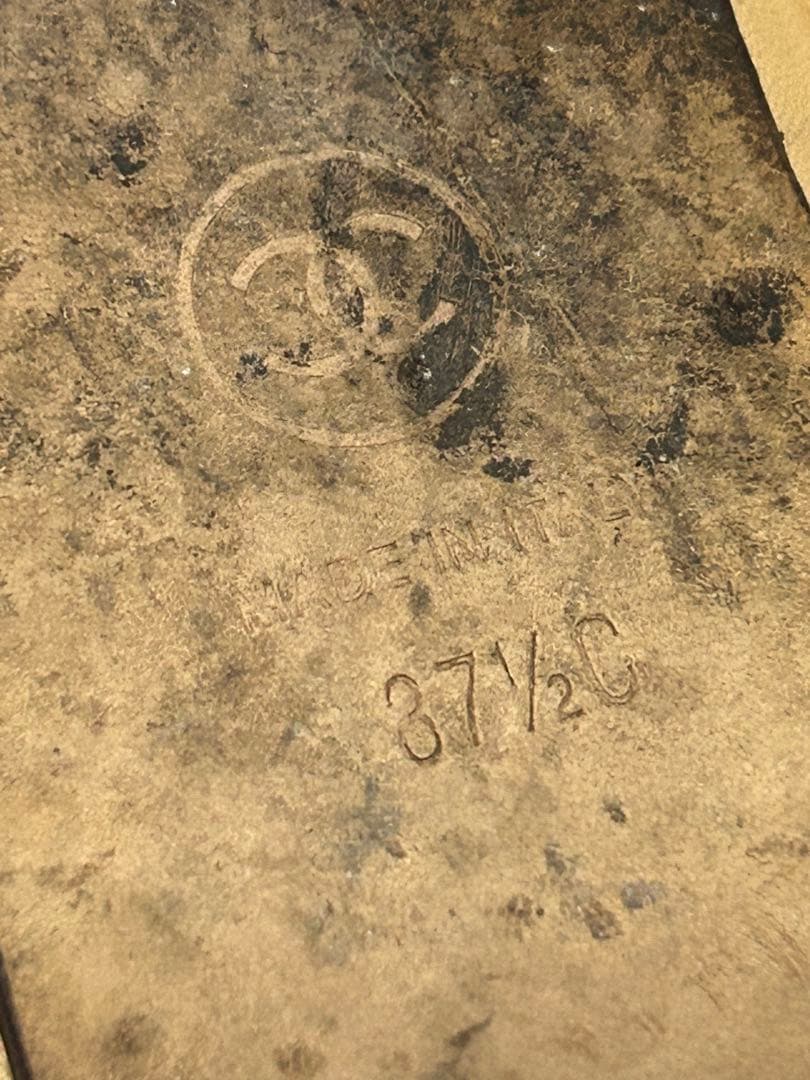 CHANEL バレエシューズ ベージュ/黒