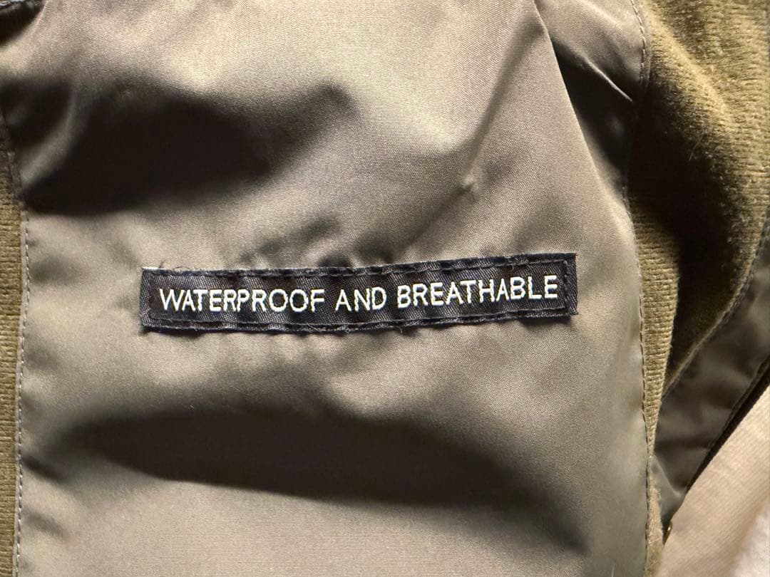 Barbour バブアー レア品 防水ナイロンジャケット オリーブグリーン