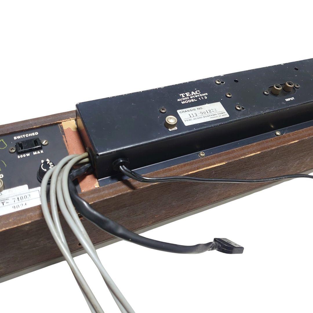 TEAC 4CH アナログ VUメーター 当時物 ジャンク