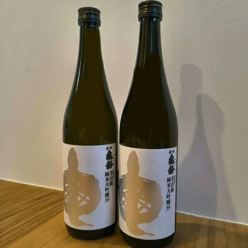 信州亀齢 720ml 純米大吟醸 美山錦【銀亀】2本 岡崎酒造