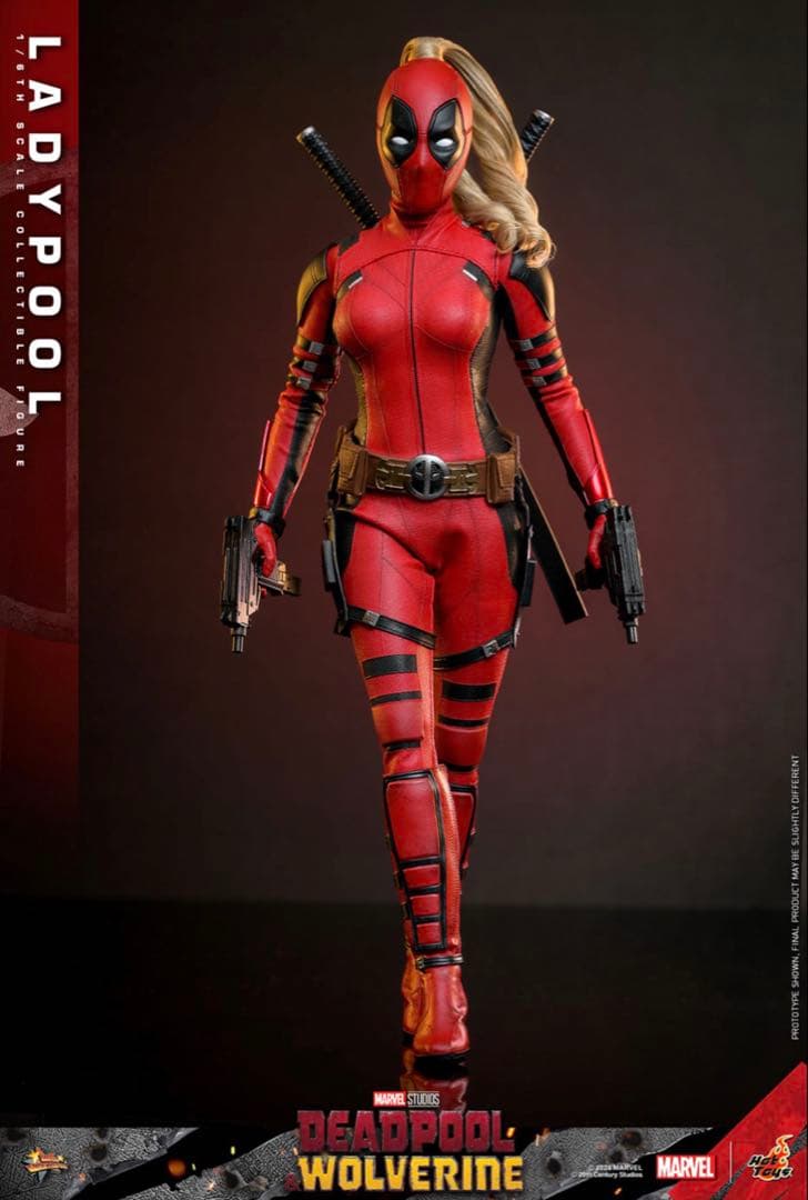 ホットトイズ HOT TOYS 1/6フィギュア レディ・デッドプール　未開封品