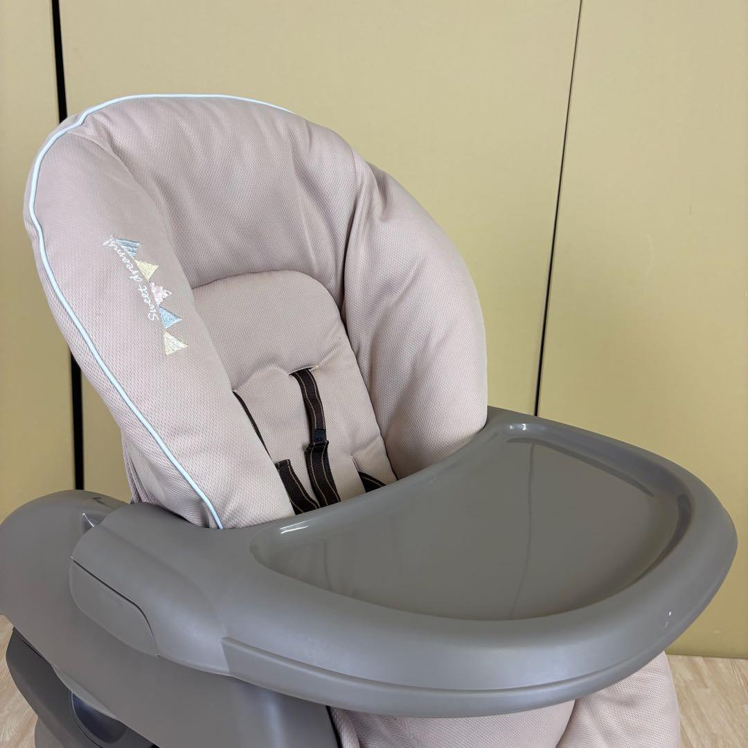 極上クリーニング済　☆美品☆　コンビ　ハイローベッド＆チェア　ネムリラ　グレー