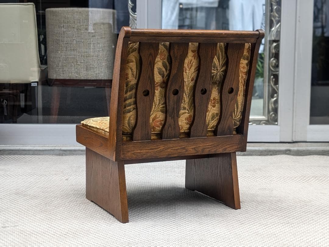 廃盤モデル☆三越家具／カントリーハウス／三越ブルージュ／サイドチェア／1Pソファ