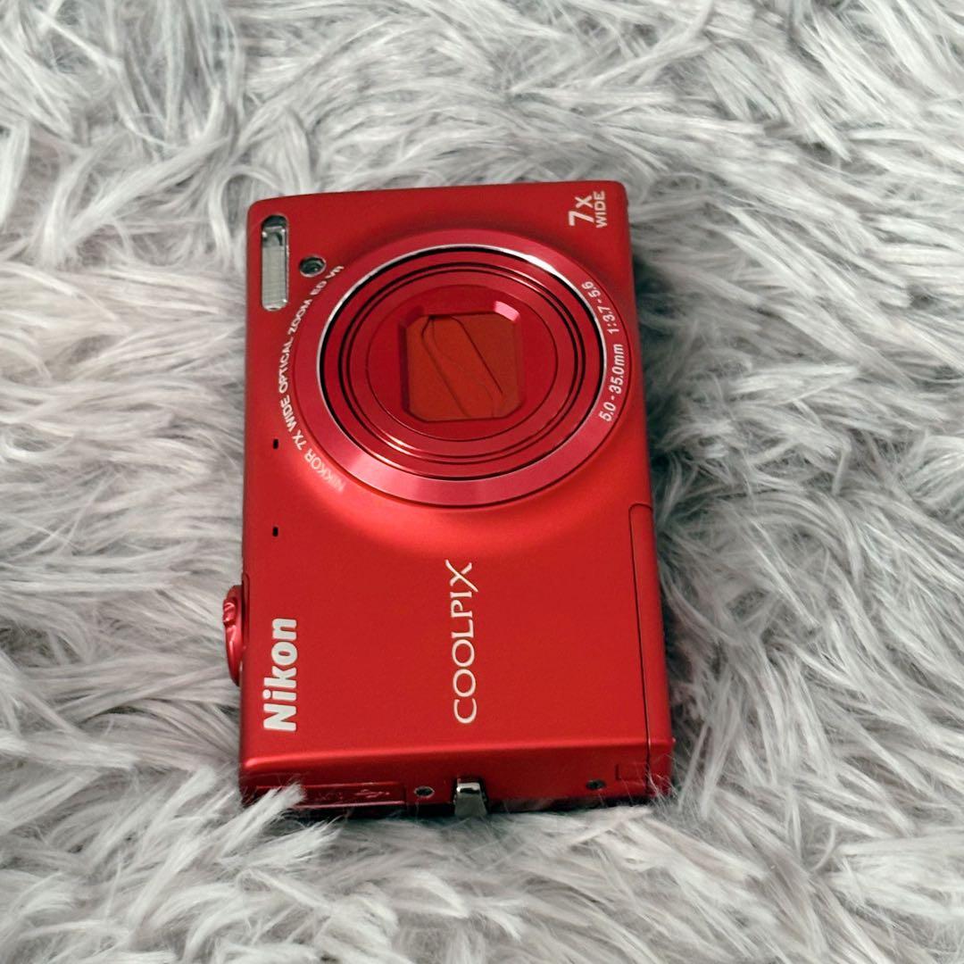 【極美品】Nikonニコン COOLPIX クールピクス S6100 レッド