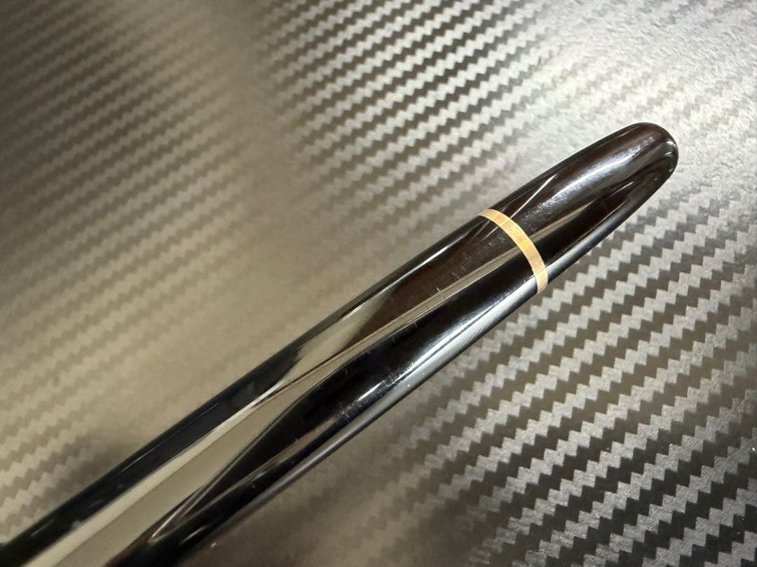 未使用に近い モンブラン 144 ブラック 全金 EF 万年筆 エボナイト芯