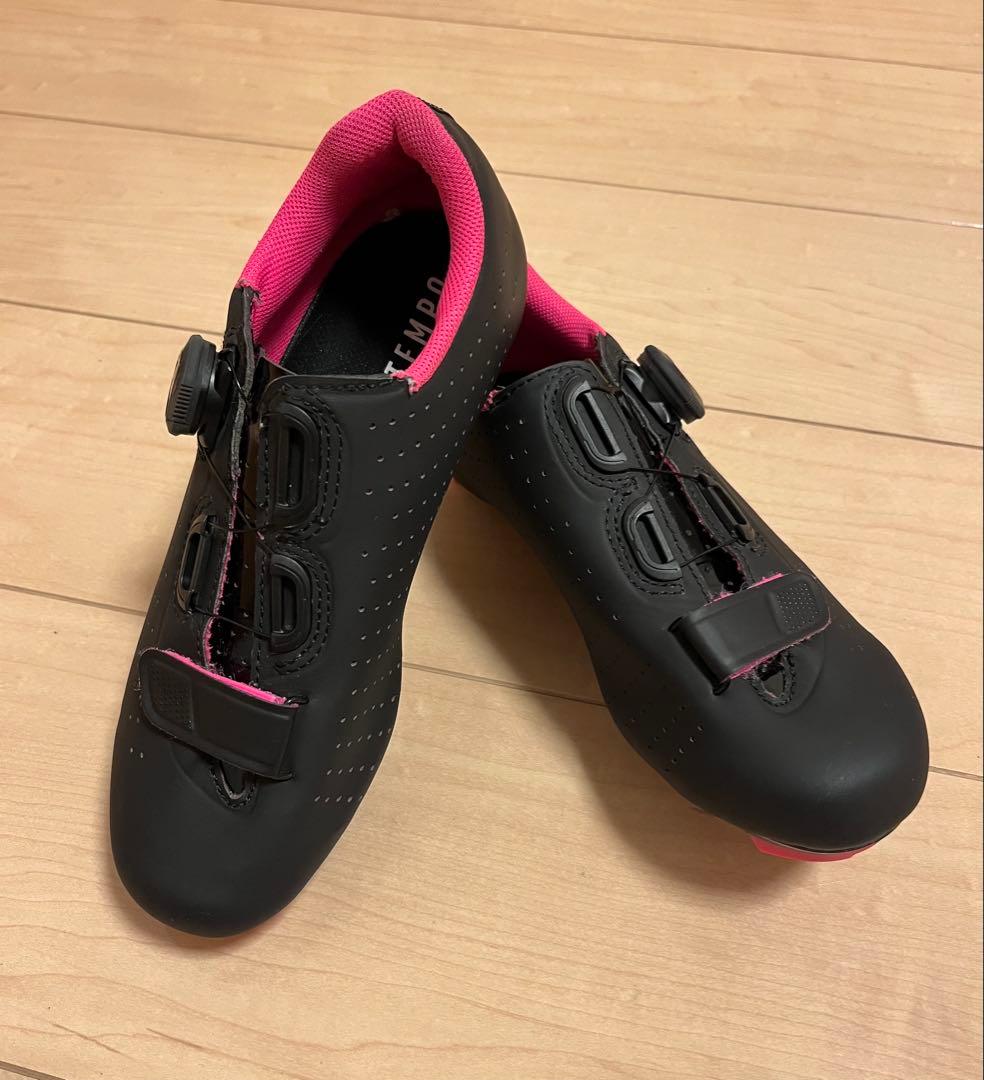 fizik フィジーク テンポ ブラックピンク サイクル シューズ 23cm 箱