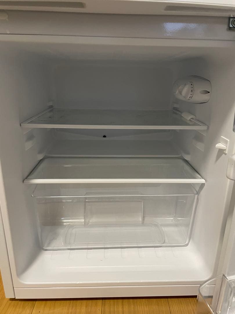 アイリスオーヤマPRC-B092D-W 稼働品ホワイト 2ドア冷蔵庫 程度良好