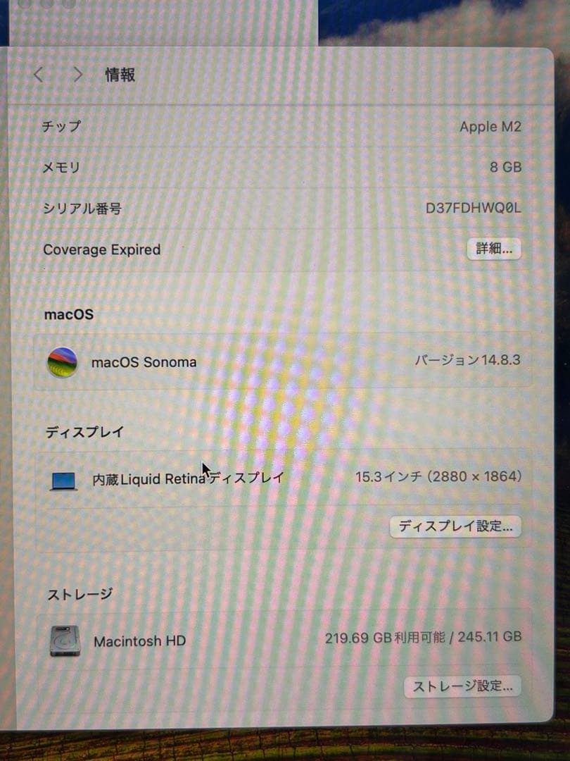な*の様 Apple MacBook m2 スターライト メモリ8GB・SSD2