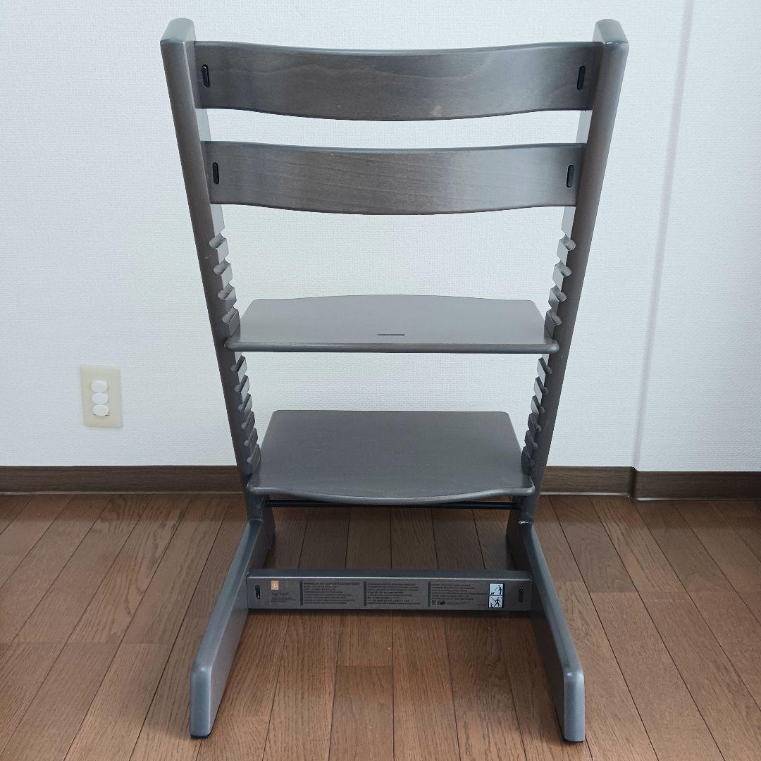 【美品】ストッケ　トリップトラップ　ヘイジーグレー