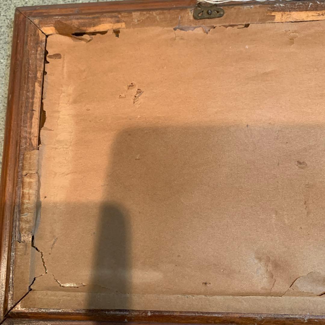 アンティーク　木製フォトフレーム