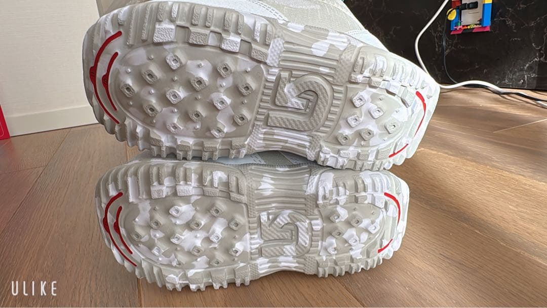 BURTON 子ども用スノーボードブーツ ホワイト/ターコイズ 16.5cm