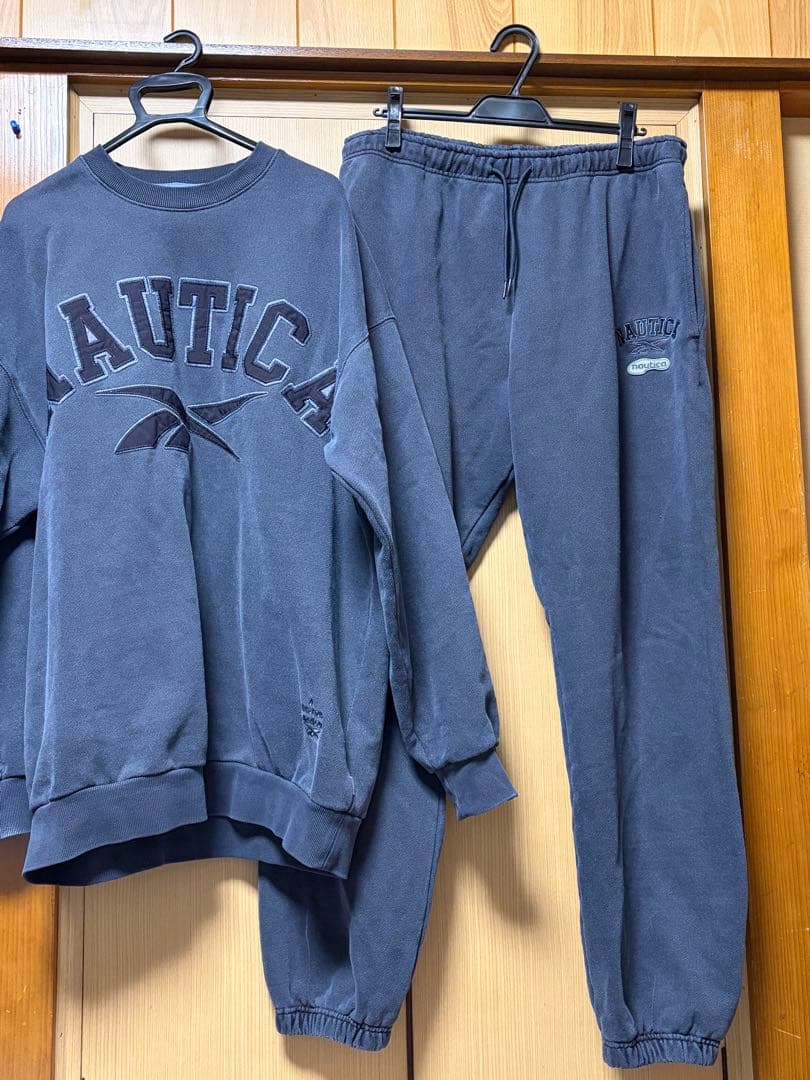 Reebok✖︎NAUTICA ダブルネームヘビーウェイト ピグメントスウェット