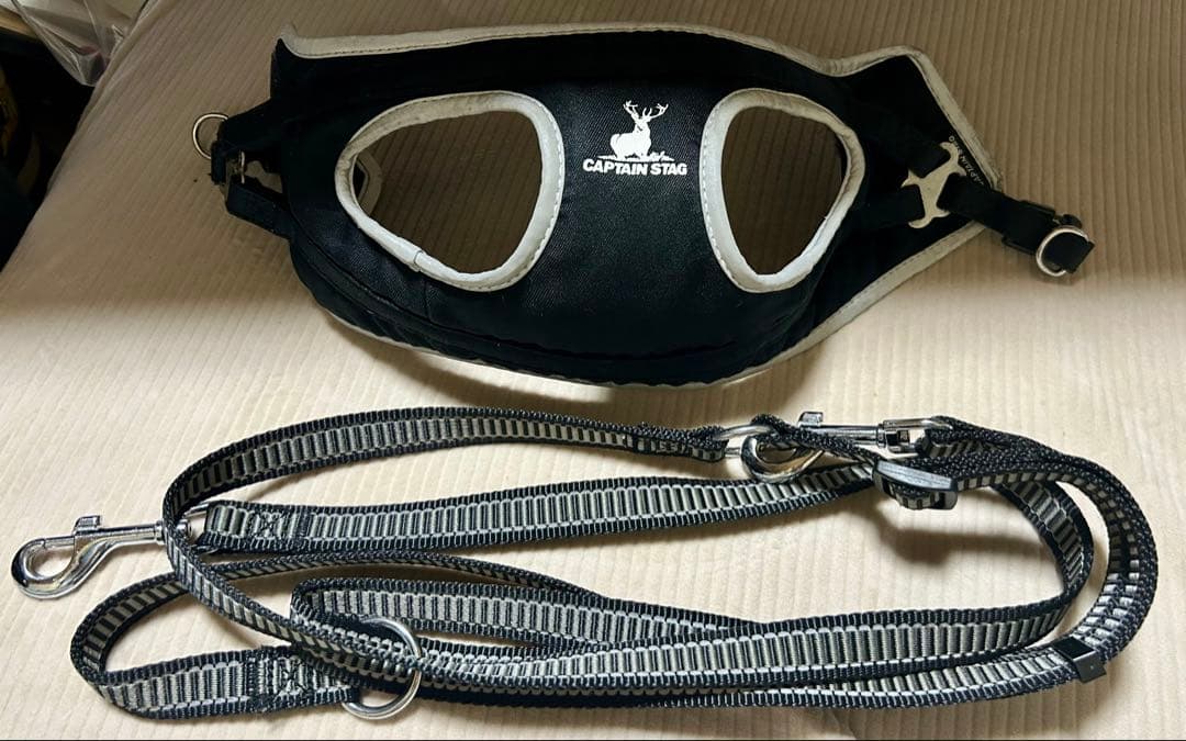 CAPTAIN STAG ブラックハーネスセット Mサイズ