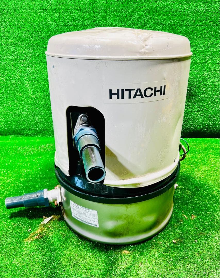 HITACHI 浅井戸用ポンプWT-P200W形動作確認済み.モーター少し音出る