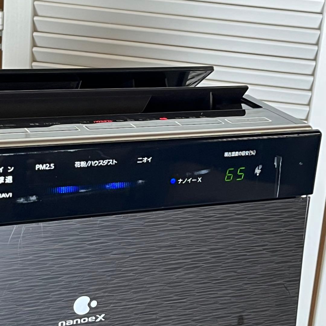 【匿名発送】Panasonic ナノイー 空気清浄機 ブラック　F-VXS90