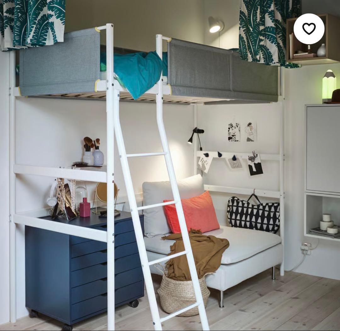 り*様 IKEA イケア　ロフトベッド　フレーム　VITVAL 送料込み　ヴィト