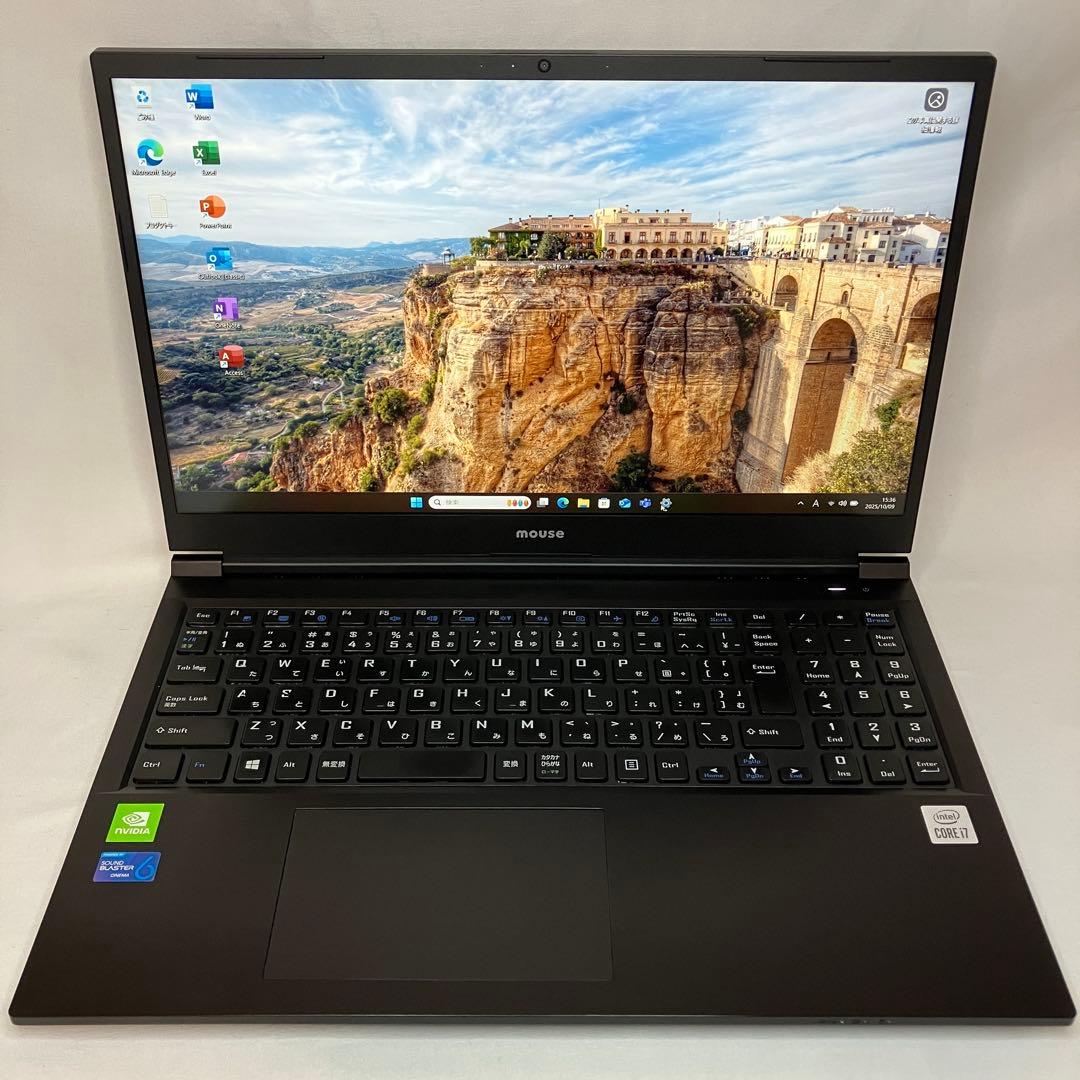 美品 mouse K5 第10世代 i7 16GB 1TB MX350 オフィス