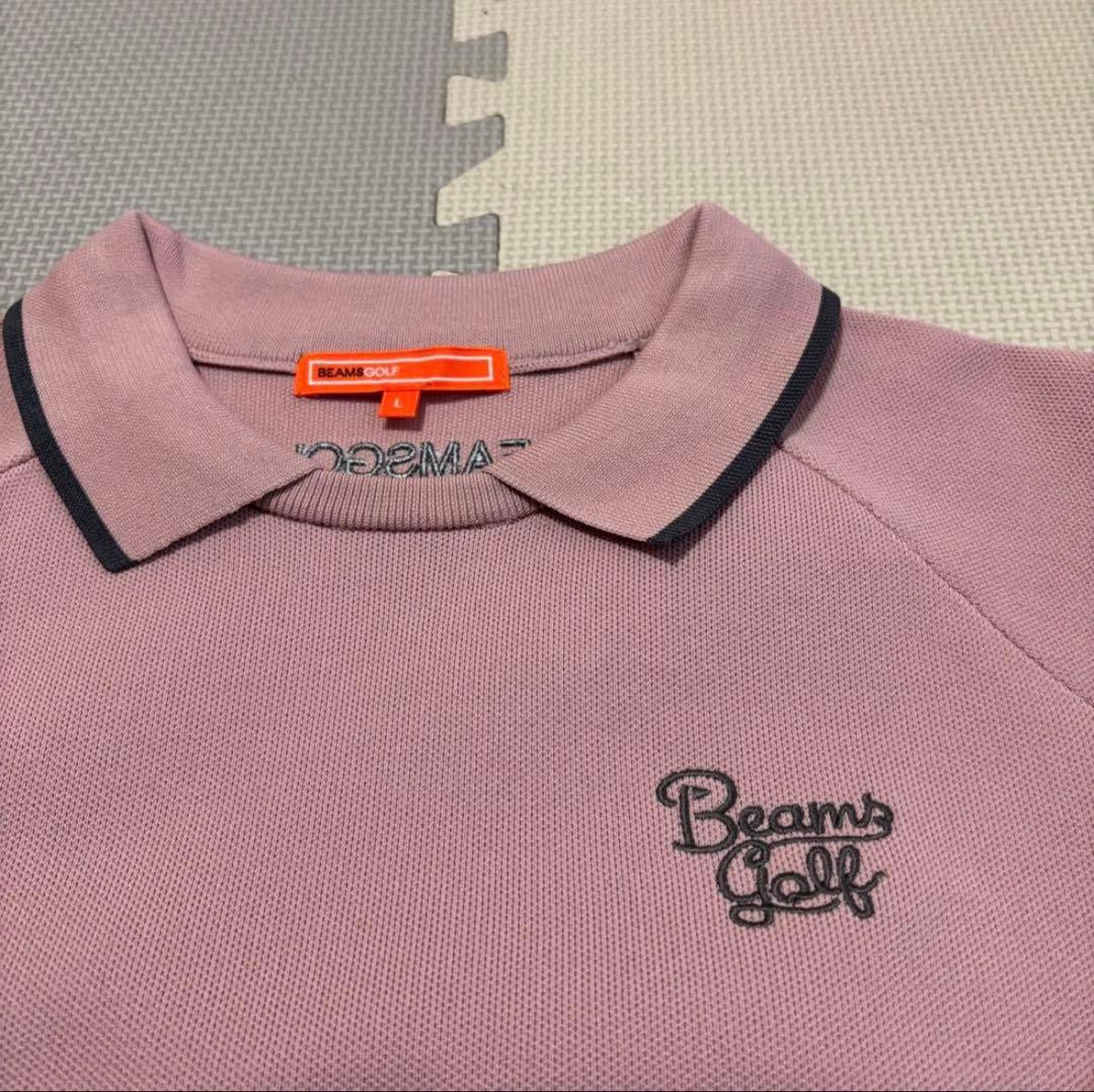 BEAMS GOLF ORANGE LABEL 襟付き ニット プルオーバー