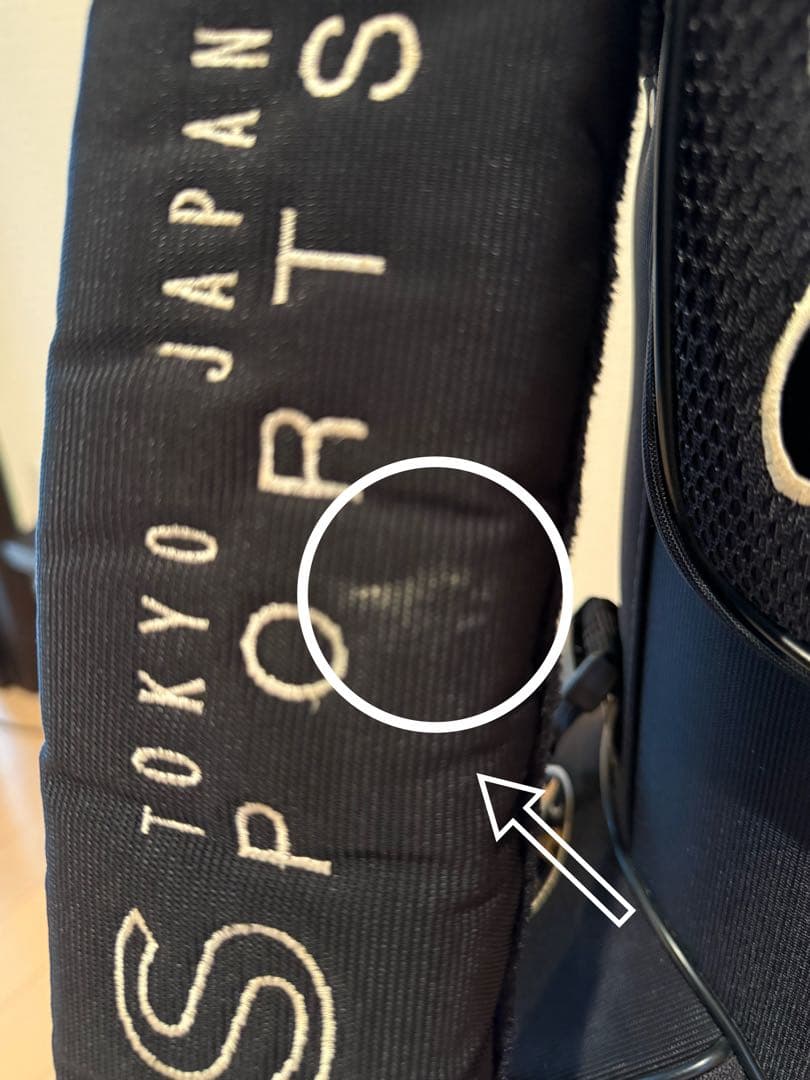 【PURU】M.U SPORTS レディースキャディバッグ（ブラック）