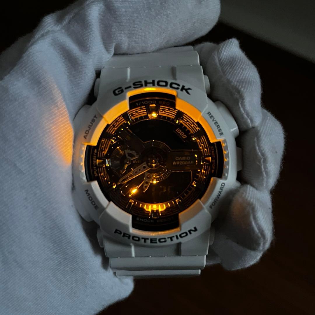 鈴*木様 新品未使用 G-SHOCK GA-110GW ホワイト シルバー デジ