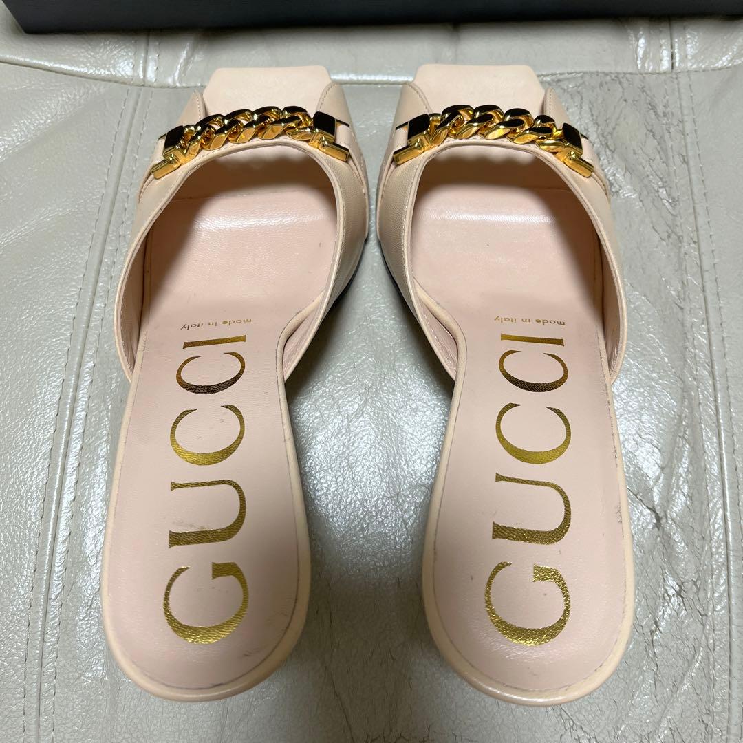 極美品☆グッチ GUCCI ミュールサンダル