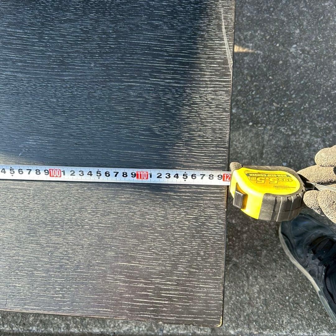 送料込み 木目調 ブラック 座卓 ローテーブル 和室 洋室 幅約120cm