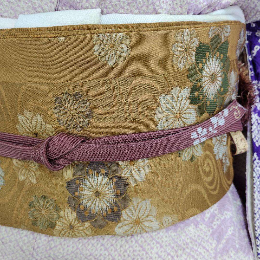 総絞りの訪問着と京袋帯のセット