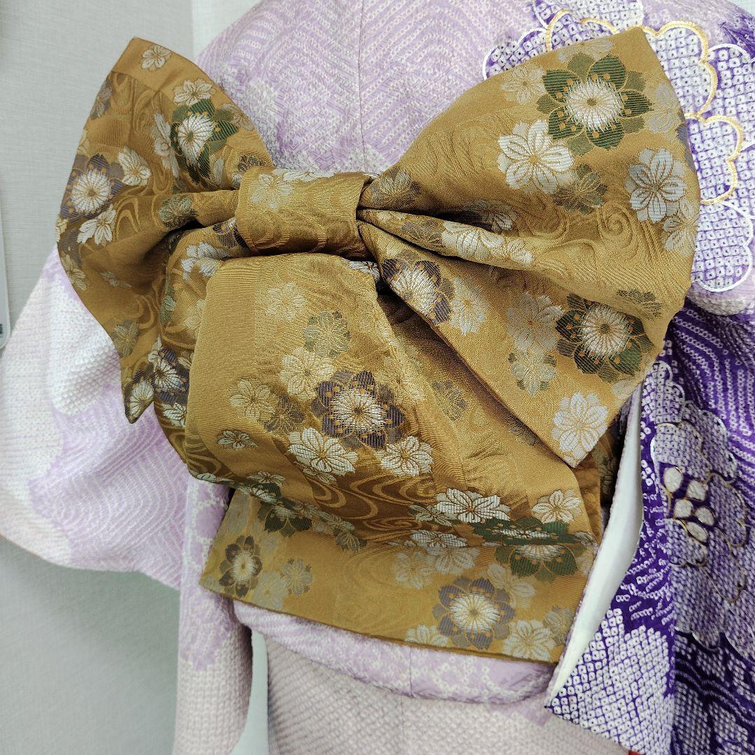 総絞りの訪問着と京袋帯のセット