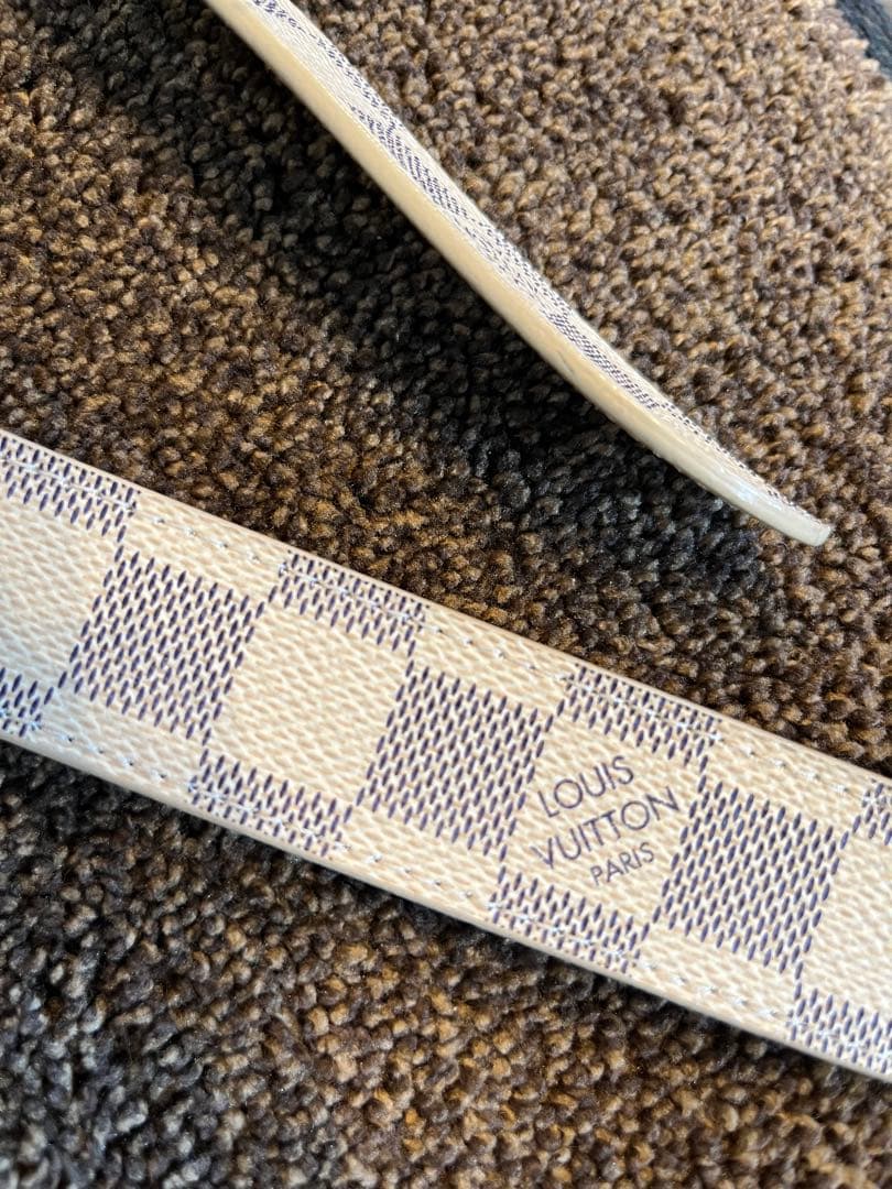 ちー　LOUIS VUITTON ダミエパターン ベルト