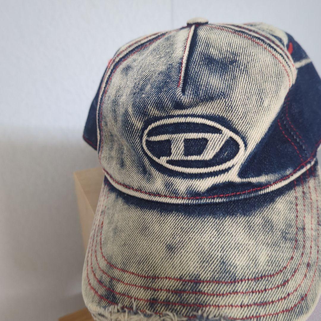 DIESEL　ダメージ デニムキャップ C-SEYMON
