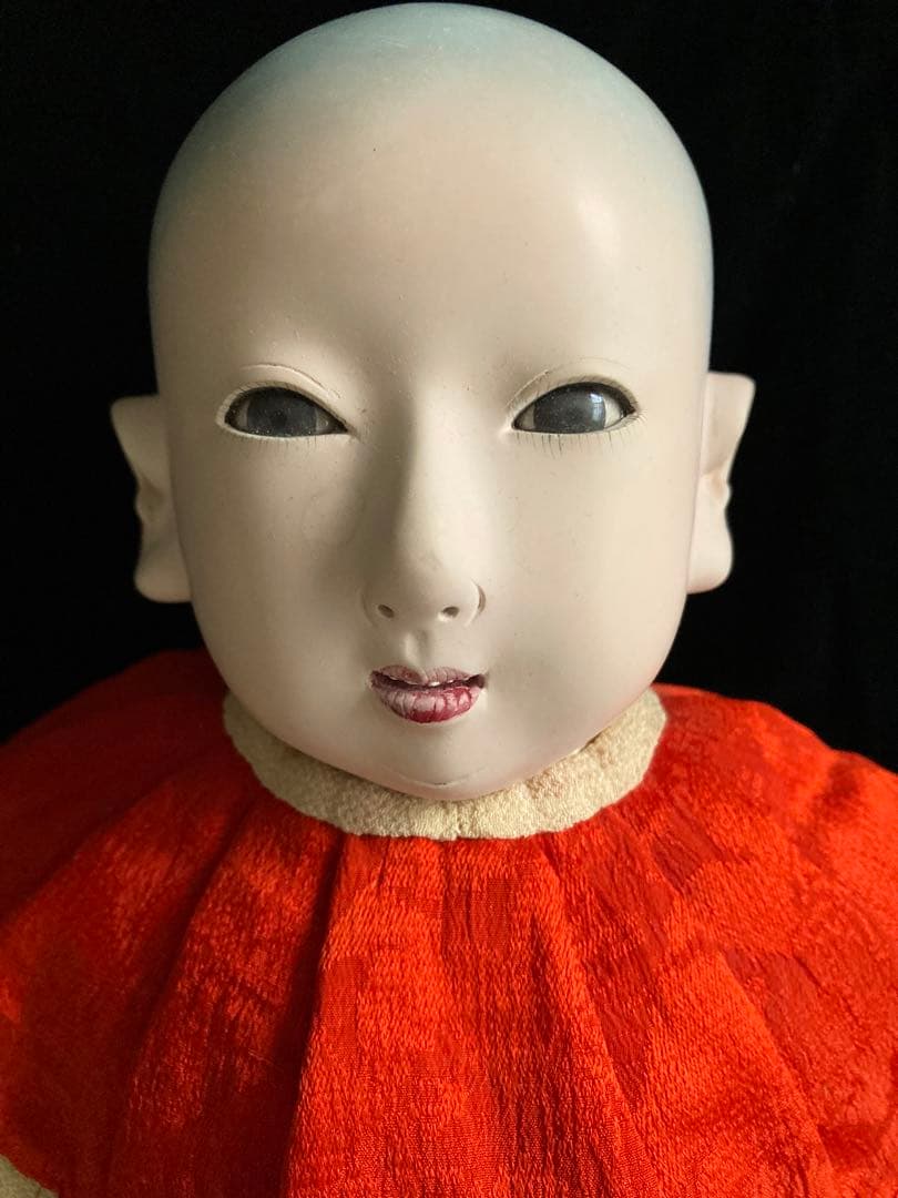 明治期　抱き人形　日本人形　市松人形　42㎝