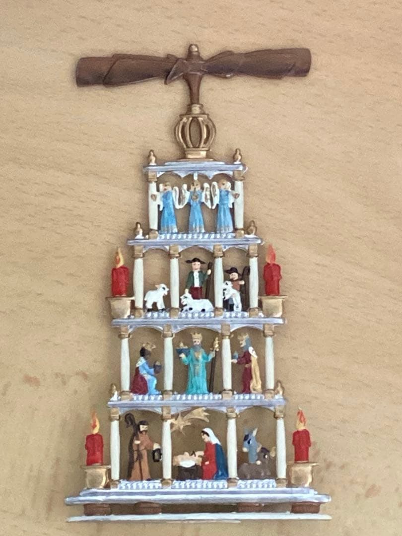 【美品】ヴィルヘルム・シュヴァイツァー　錫製　クリスマス飾り