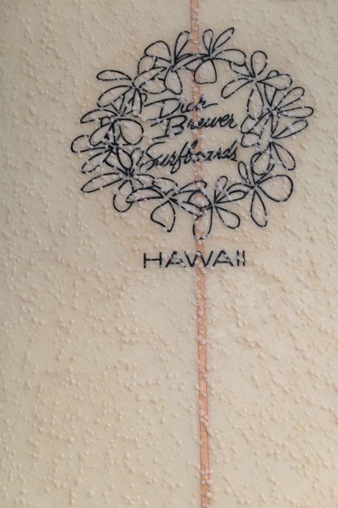 値下げ！美品！超希少！！本人シェープ　DICK BREWER ９’０”