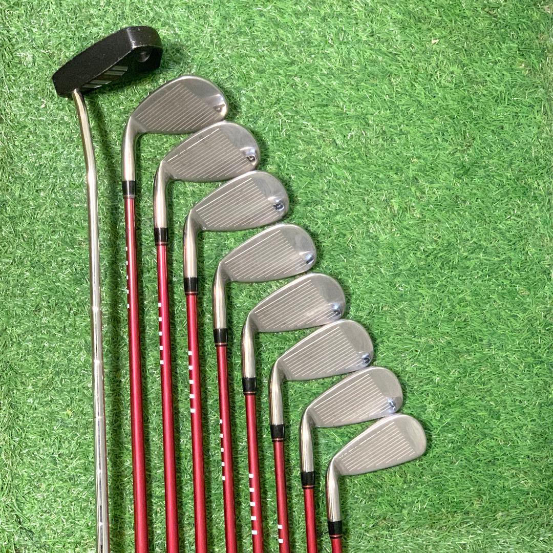 高級タイトリストバッグ付 アダムスゴルフ 初心者おすすめメンズゴルフセット12本