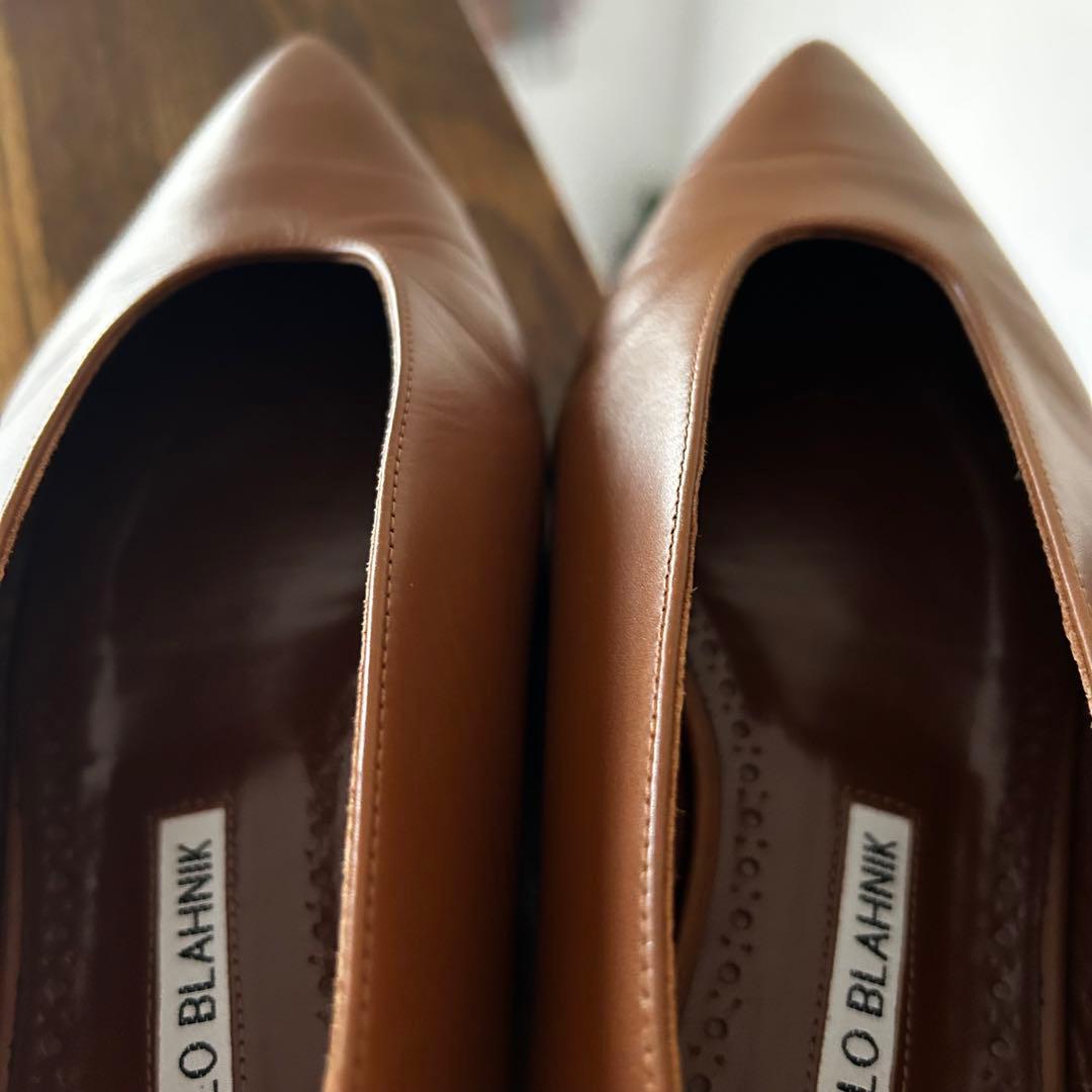 雑誌掲載♡MANOLO BLAHNIK マノロブラニク スリングバック　フラット