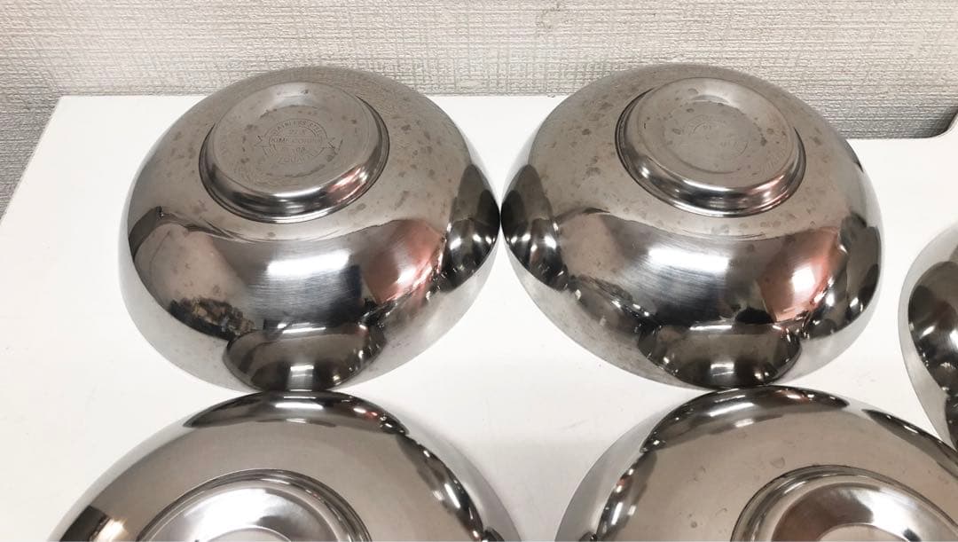 韓国製 18-8ステン冷麺容器 SL-03 8枚セット