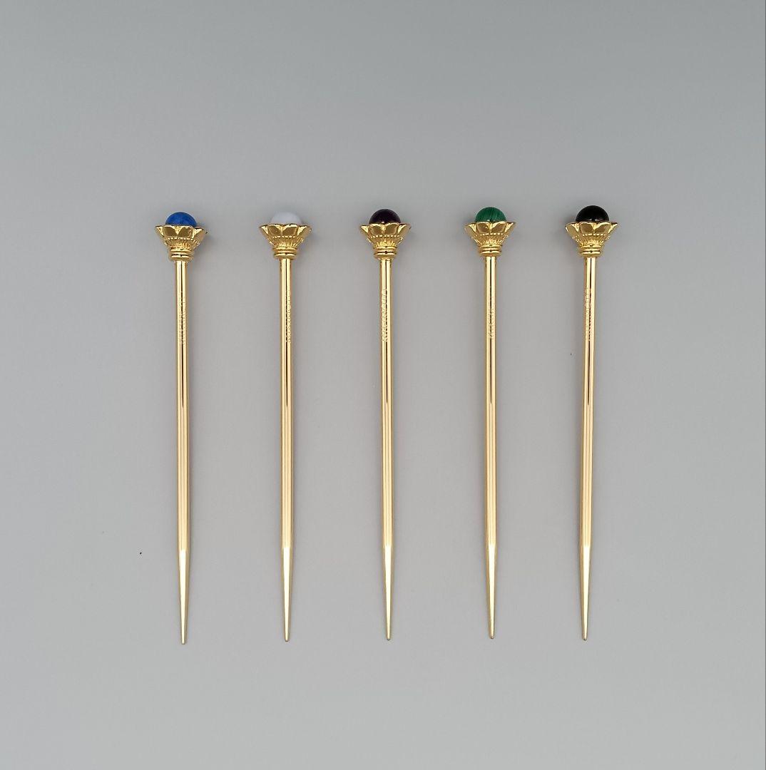 MIKIMOTO ミキモト デザートピック 半貴石 5本セット 未使用品