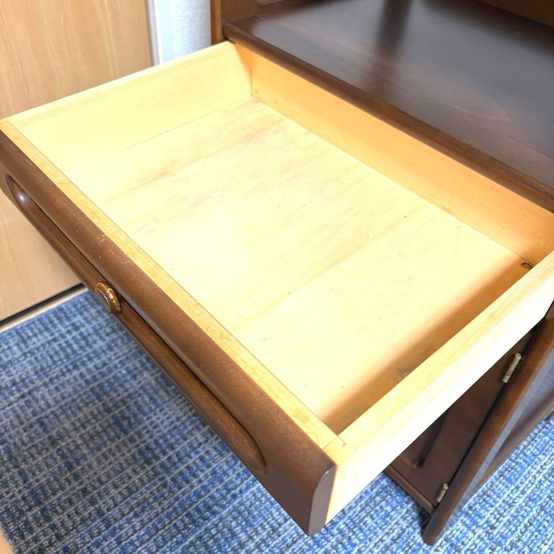 Karimoku カリモク家具 レンジ台 キャビネット キッチン収納 高級家具