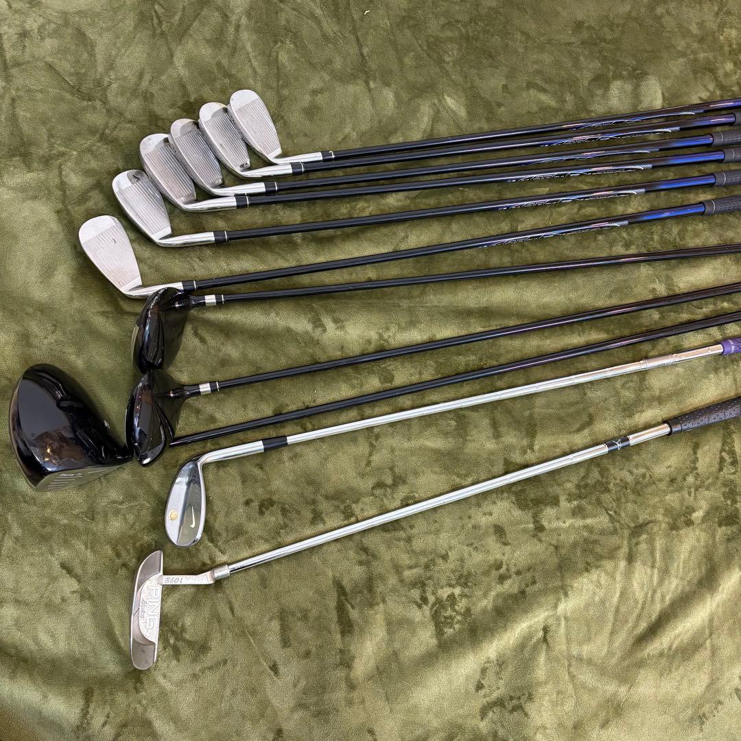 BRIDGESTONE キャディバッグクラブセット11本 初心者ゴルフセット