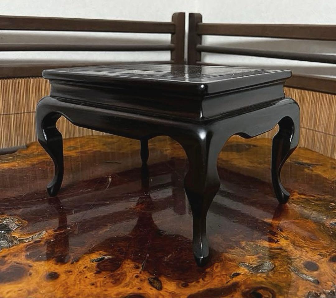 古黒檀 花台 香台 盆栽台 中高台