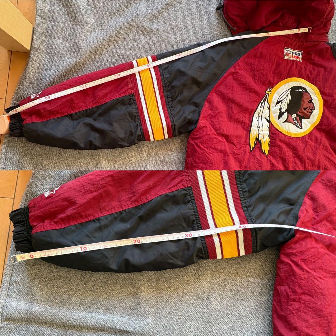 STARTER ハーフジップ・グラウンドコート ワシントン　レッドスキンズ