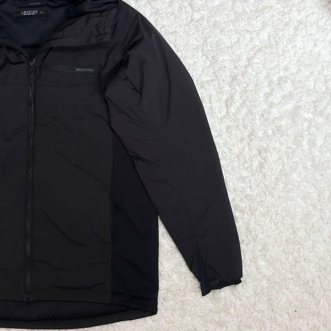 超希少✨ブリーフィング リモンタパッディドパーカ 中綿 L ブラック フード