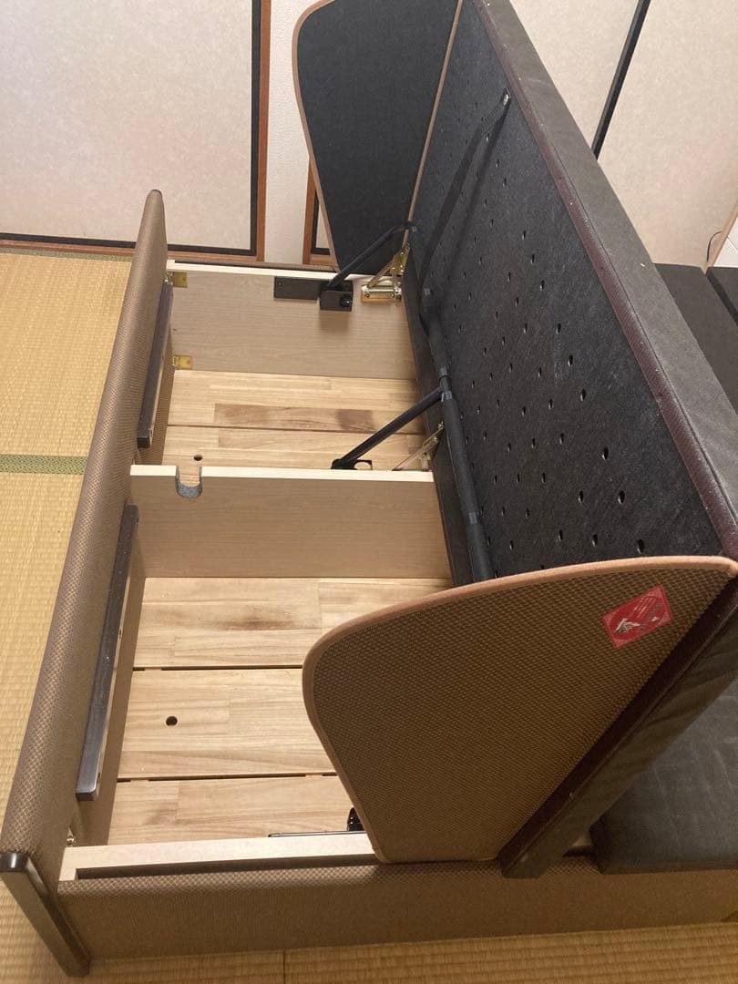 丸八真綿　マルハチ ダブル　収納　ベット 愛知県引き取り希望