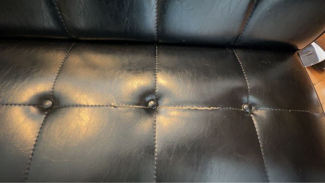 カリモク Kチェアー 2シーター ブラック