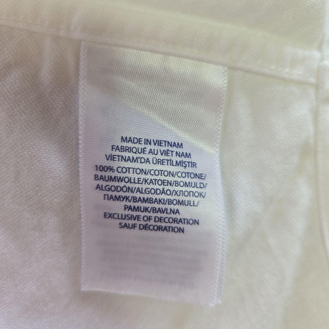 ラルフローレン 白 ホワイト 長袖シャツ ビッグポニー刺繍 L相当