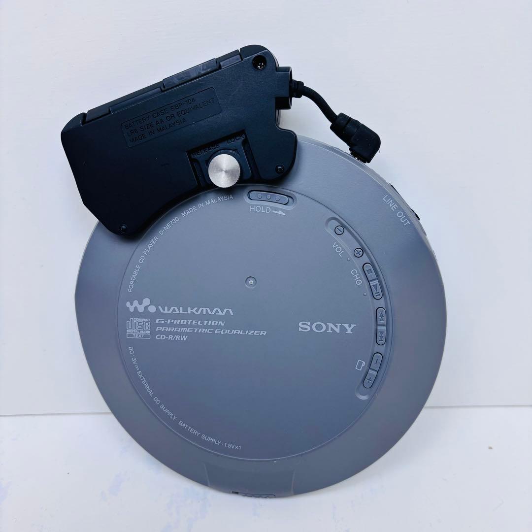 【美品】SONY D-NE730 ポータブルCDプレーヤー　CDウォークマン